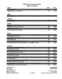 repair manual Case 9350 Tractor Service Manual PDF