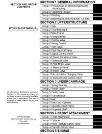 repair manual Hitachi Wheeled Excavator Zaxis 210W Workshop Manual PDF