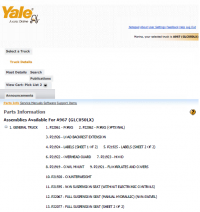 repair manual Yale A967 (GLC050LX) PDF Service Manuals and Parts Information