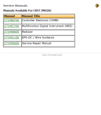 repair manual YALE Truck C857 (MO20) PDF Manuals