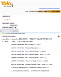 repair manual Yale Truck B868 (MTC10-MTC13-MTC13LWB) PDF Service Manuals