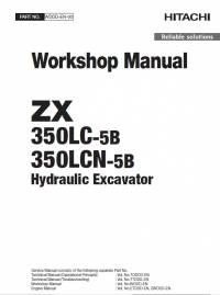 repair manual Hitachi Hydraulic Excavator ZX350LC-5B, ZX350LCN-5B Workshop Manual PDF