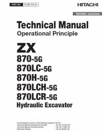 repair manual Hitachi Hydraulic Excavator ZX870(LC)-5G, ZX870(LC)H-5G, ZX870LCR-5G Operational Principle Technical