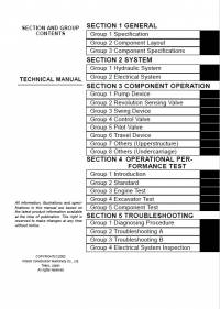repair manual Hitachi Excavator ZX40U, ZX50U Technical Manual PDF