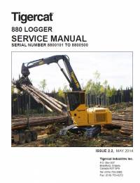 repair manual Tigercat Logger 880 Service Manual PDF