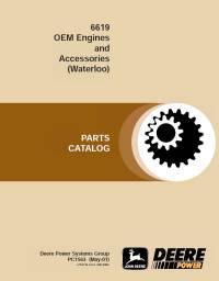 spare parts catalog John Deere 6619 OEM Engines And Accessories (Waterloo) Parts Catalog PDF