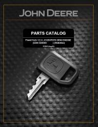 spare parts catalog John Deere PowerTech 12.5L OEM Engine (Waterloo) Parts Catalog PDF