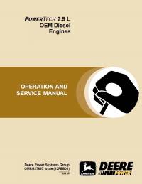 repair manual John Deere PowerTech 2.9L OEM Diesel Engine Operation And Maintenance Manual PDF