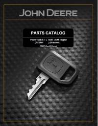 spare parts catalog John Deere PowerTech 8.1L 6081 OEM Engine (Waterloo) PC2876 Parts Catalog PDF