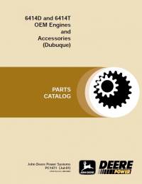 spare parts catalog John Deere 6414D, 6414T OEM Engine And Accessories Parts Catalog PDF
