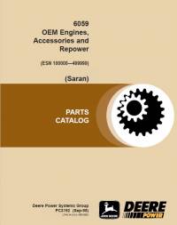 spare parts catalog John Deere 6059 OEM Engines, Accessories and Repower Parts Catalog PDF