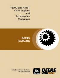 spare parts catalog John Deere 4239D, 4239T Engines And Accessories Parts Catalog PDF