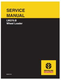repair manual New Holland LW270.B Wheel Loader PDF Service Manual