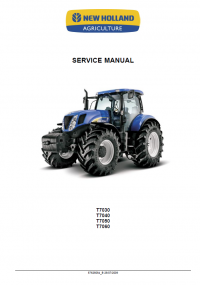 repair manual New Holland T7030 - T7060 Tractors PDF Service Manual