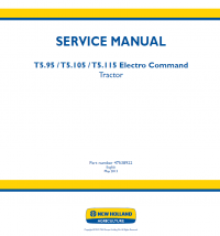 repair manual New Holland T5.95/T5.105/T5.115 Electro Command PDF Manuals