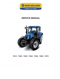 repair manual New Holland Tractors T6010/20/30/40/50/60/70 PDF Service Manuals