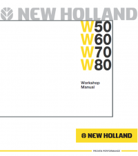 repair manual New Holland W50/60/70/80 Loaders Workshop Manual PDF