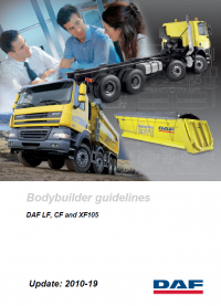 repair manual DAF LF, CF and XF105 Trucks Bodybuider Guidelines PDF