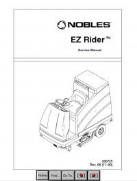 repair manual Nobles (Tennant) EZ Rider PDF Service Manuals