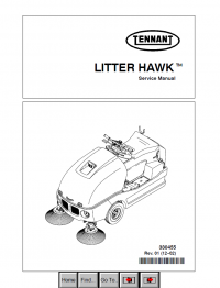 repair manual Tennant LITTER HAWK PDF Service Manual