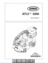 repair manual Tennant ATLV-4300 PDF Service Manual