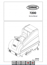 repair manual Tennant 7200 Scrubber PDF Service Manual