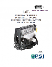 repair manual Tennant 1.6L Service Manuals PDF