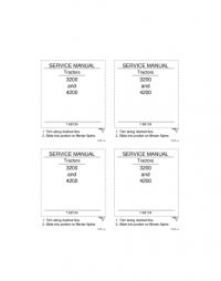 repair manual CASE Tractors 3200 and 4200 PDF Service Manual