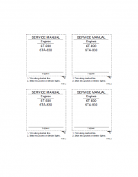 repair manual CASE 6T-830 and 6TA-830 Engine PDF Service Manual