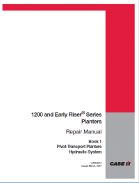 repair manual CASE 1200 and Early Riser Series Planters Set of Repair Manual
