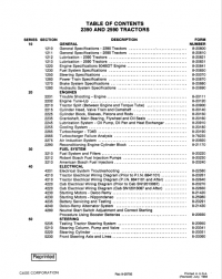 repair manual Case 2390 and 2590 Tractors PDF service Manual