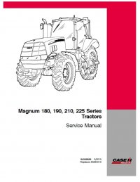 repair manual Case Magnum 180, 190, 210, 225 Series Tractors Service Manual PDF