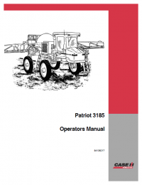 repair manual Case Patriot Strayer 3185 Operators Manual PDF