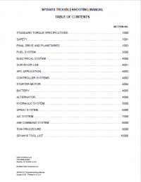 repair manual Case SPX4410 Patriot Sprayer Troubleshooting Manual PDF