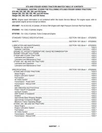 repair manual Case Tractor STX 280 - 535 Series Repair Manual PDF