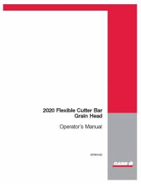 repair manual Case 2010 and 2020 Grain Head Set of Manuals PDF