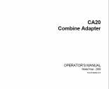 repair manual Macdon CA20 Combine Adapter Operators Manual PDF