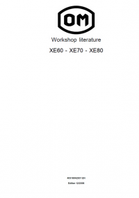repair manual OM Pimespo XE60 - XE70 - XE80 Workshop literature PDF