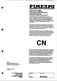 spare parts catalog OM Pimespo Truck CN13, CN16 Spare Parts Catalog PDF