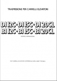 repair manual OM Pimespo DI12C-DI15C-DI20CL, BI12C-BI15C-BI20CL Transmission Forklift Repair Manual PDF