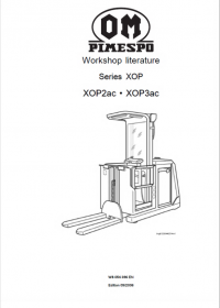 repair manual OM Pimespo Series XOP XOP2ac, XOP3ac Workshop Literature PDF
