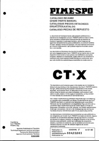 spare parts catalog OM Pimespo Truck CT-X  Spare Parts Manual PDF