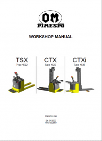 repair manual OM Pimespo TSX Type 4522, CTX Type 4523, CTXi Type 4535 Workshop Manual PDF