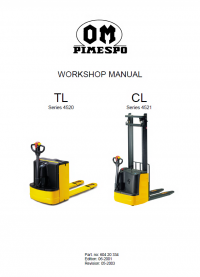 repair manual OM Pimespo TL Series 4520, CL Series 4521 Workshop Manual PDF
