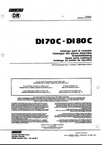 spare parts catalog OM Pimespo Truck CT 13/15 Use and Maintenance Spare Parts Manual PDF