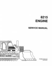 repair manual FiatAllis Engine 8215 Service Manual PDF