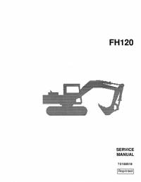 repair manual FiatAllis Hydraulic Excavator FH120 Service Manual PDF