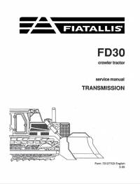 repair manual FiatAllis Crawler Tractor FD30 Transmission Service Manual PDF