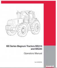 repair manual Case Magnum MX210 and MX240 tractors PDF Operation manual