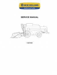 repair manual New Holland Harvester CSX7000 Service Manual PDF